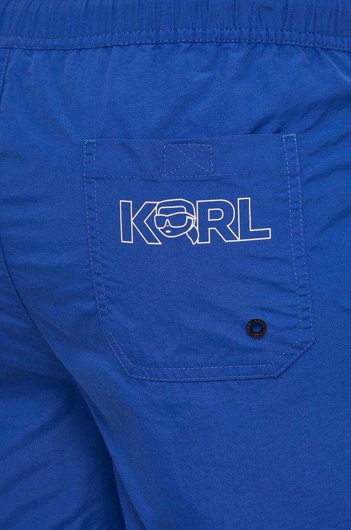 Karl Lagerfeld szorty kąpielowe granatowy 240M2208