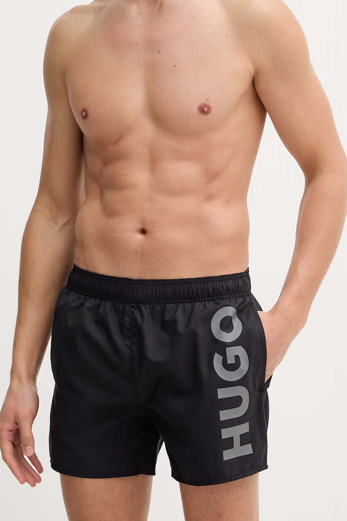 Kratke hlače za kupanje HUGO 50513979 crna AW25