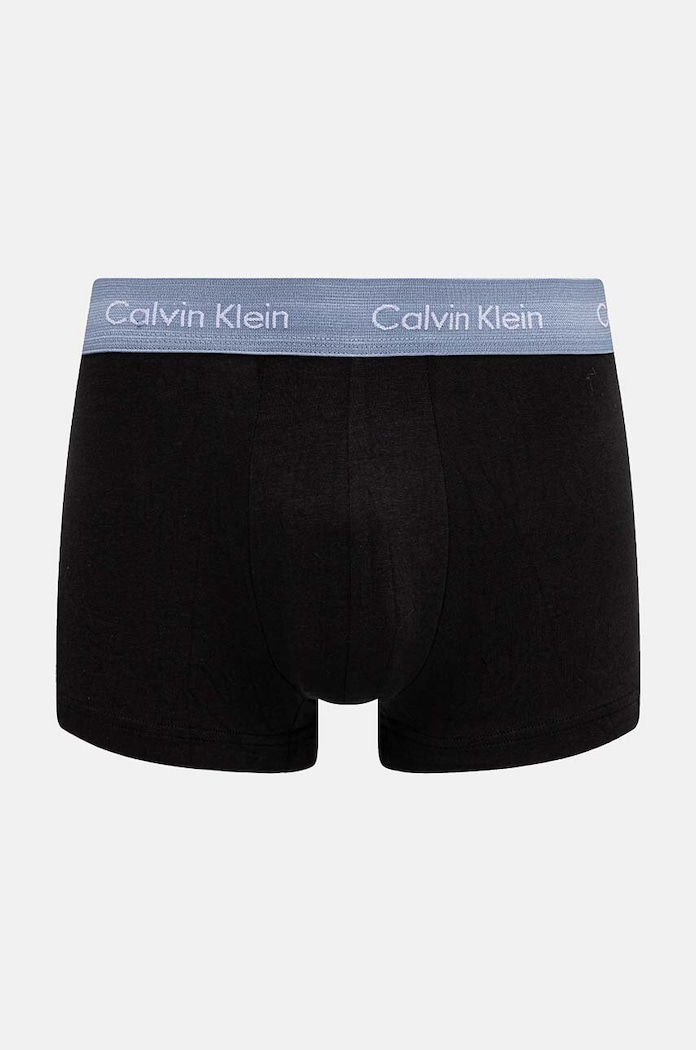 Boxerky pánske bavlnené s elastanom 5-pak Calvin Klein Underwear 000NB2734A čierna
