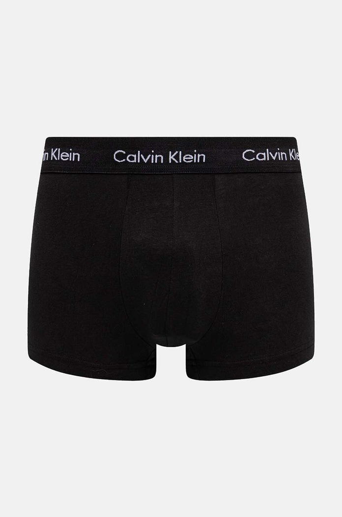 Boxerky pánske bavlnené s elastanom 5-pak Calvin Klein Underwear čierna 000NB2734A