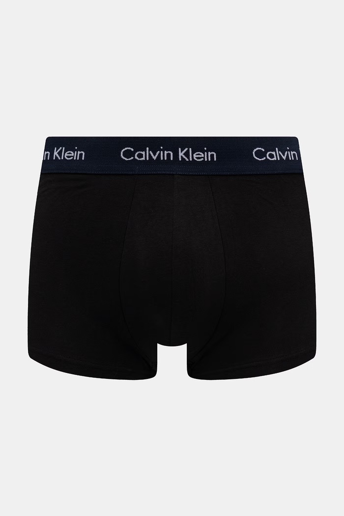 Calvin Klein Underwear boxerky pánske bavlnené s elastanom 5-pack čierna 000NB2734A
