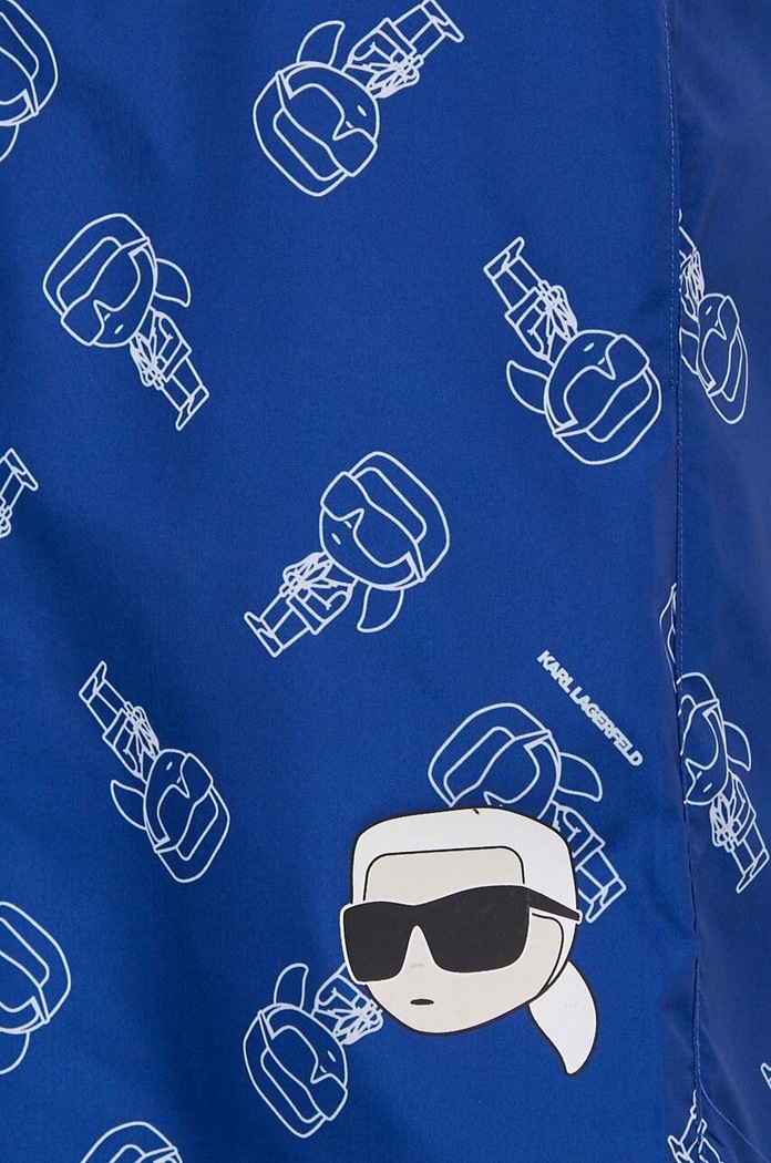 Ρούχα Karl Lagerfeld Μαγιό Karl Lagerfeld 241M2217 σκούρο μπλε