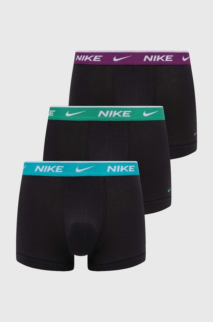 Μποξεράκια Nike 3-pack εφαρμοστό σορτς μπόξερ μαύρο 0000KE1008