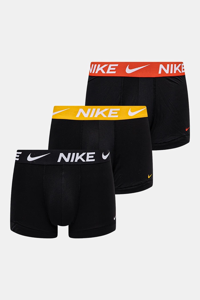 Bokserice Nike 3-pack bez uzorka crna 0000KE1156