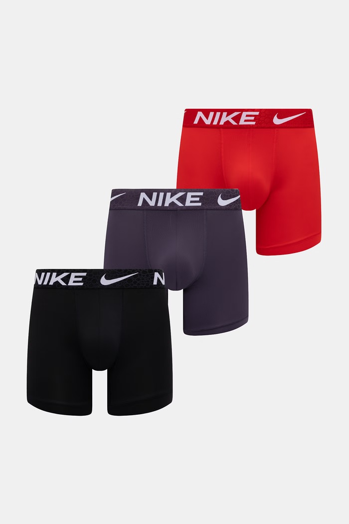 Nike Priliehavé boxerky pánske 3-pak červená 0000KE1157
