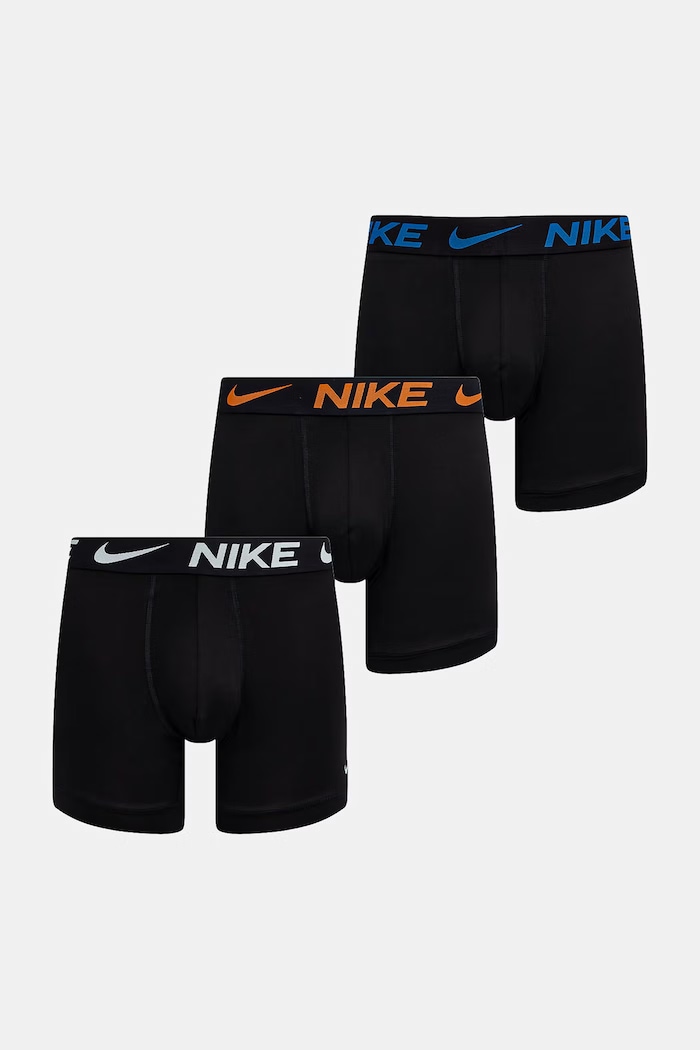 Nike priliehavé boxerky pánske 3-pack čierna 0000KE1157
