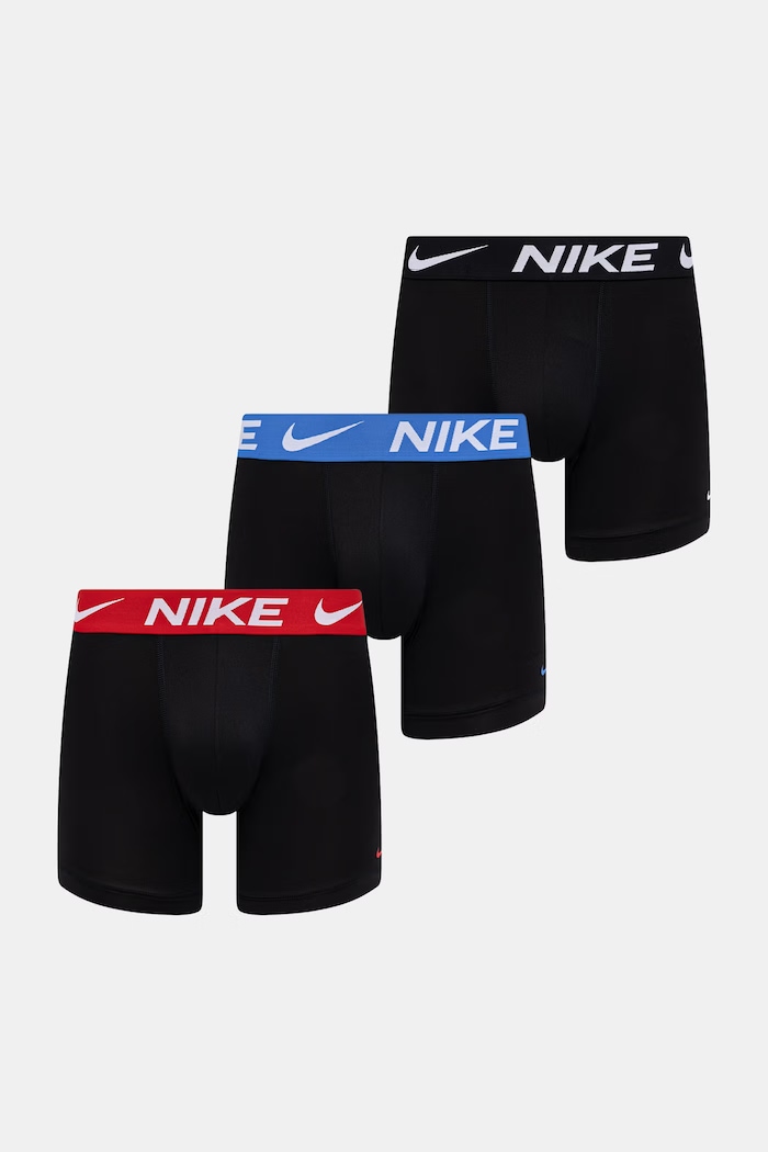 Nike priliehavé boxerky pánske 3-pak čierna 0000KE1157
