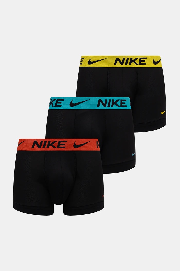 Nike Boxeri mulați bărbați pachet de 3 uni negru 0000KE1224