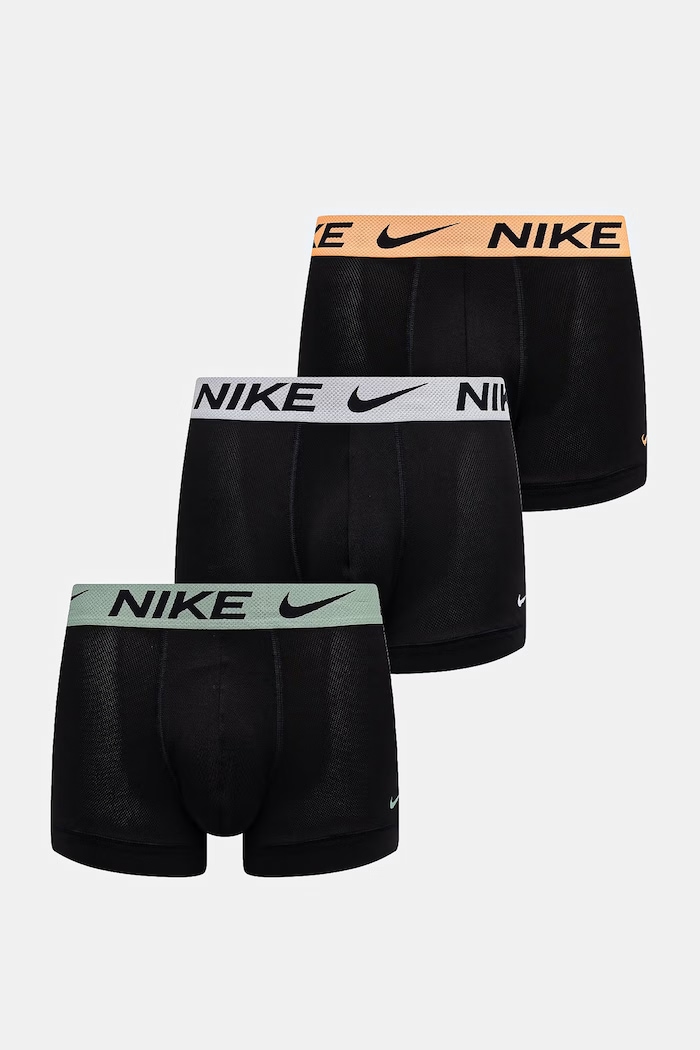 Nike priliehavé boxerky pánske 3-pak čierna 0000KE1224