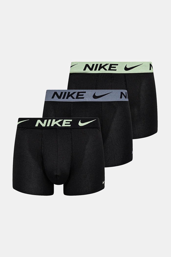 Nike Μποξεράκι ανδρικό 3-pack λεπτό μοτίβο μαύρο 0000KE1225