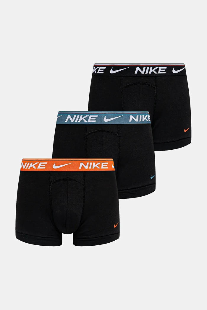 Boxerky Nike 3-pak pletenina čierna 0000KE1256
