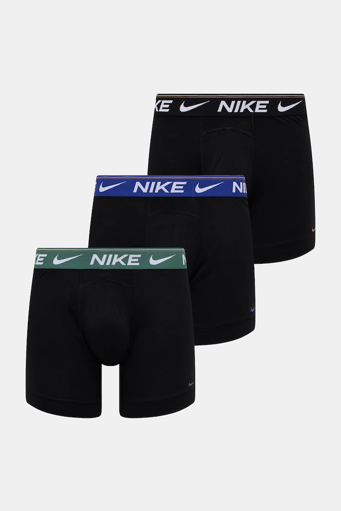 Boxerky Nike 3-pak pletenina čierna 0000KE1257