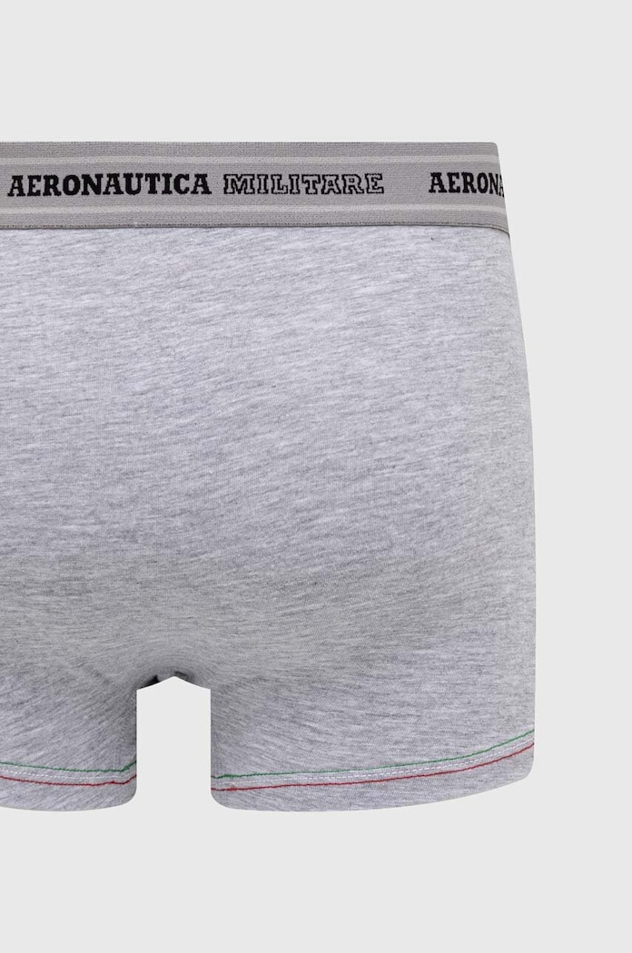 Odzież Aeronautica Militare bokserki 2-pack AM1UBX003 szary