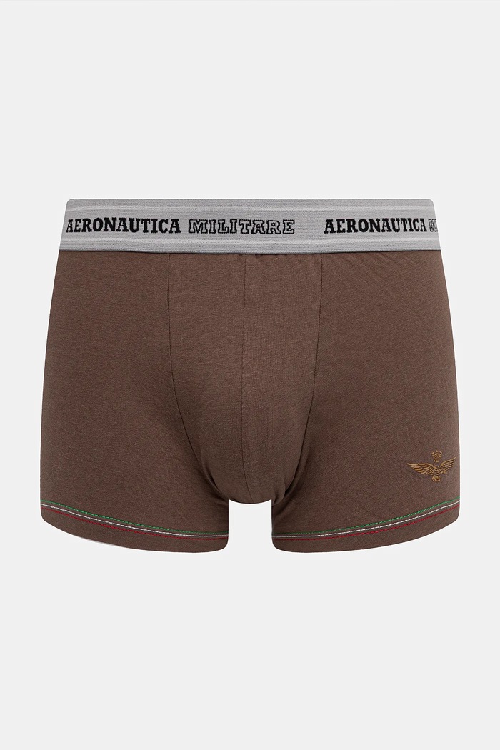 Boxerky Aeronautica Militare 2-pak AM1UBX003 hnedá AA00