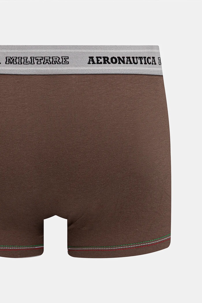 Oblečenie Boxerky Aeronautica Militare 2-pak AM1UBX003 hnedá