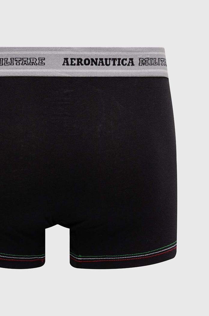 Odzież Aeronautica Militare bokserki 2-pack AM1UBX003 czarny