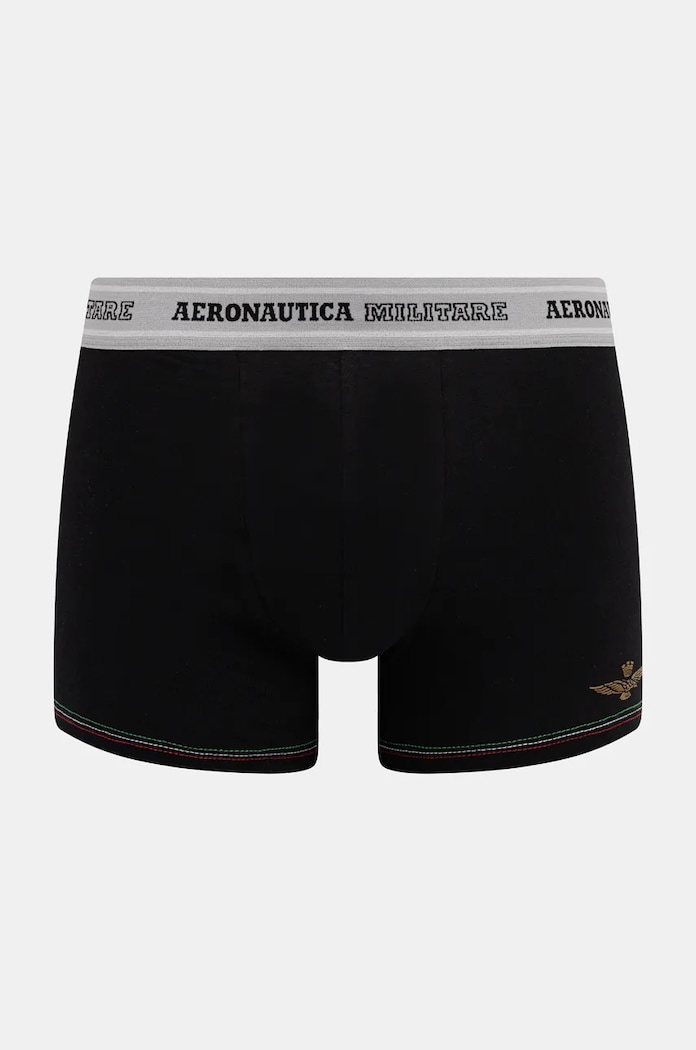 Boxerky Aeronautica Militare 2-pack AM1UBX004 černá AA00