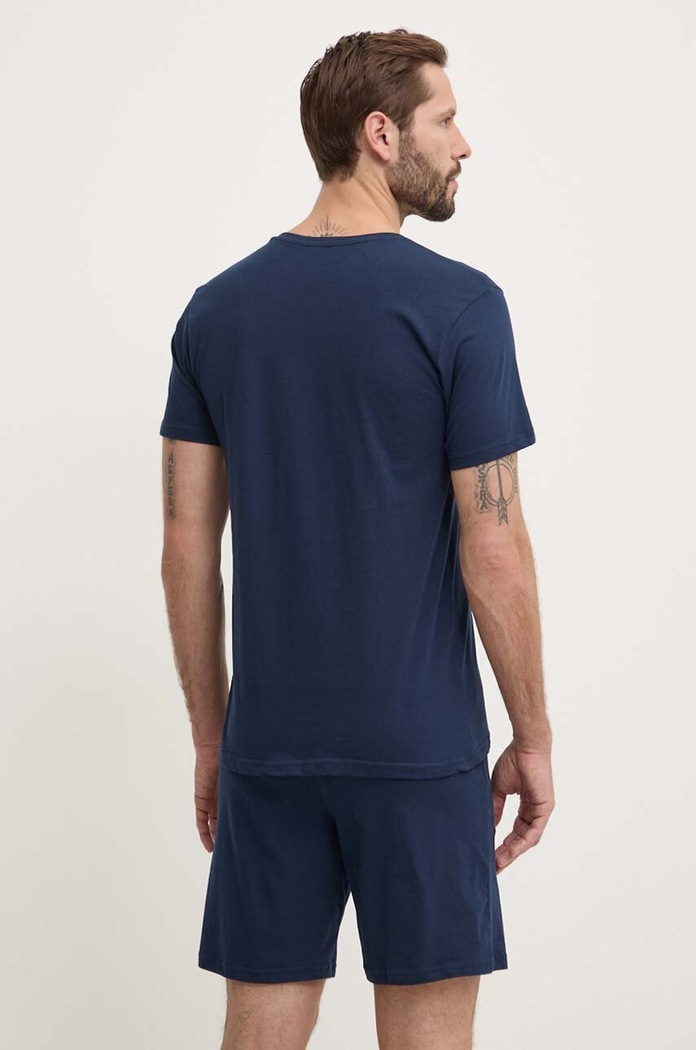 Fila dvoudílné pyžamo pánské bavlněné FPS1190 námořnická modř SS26