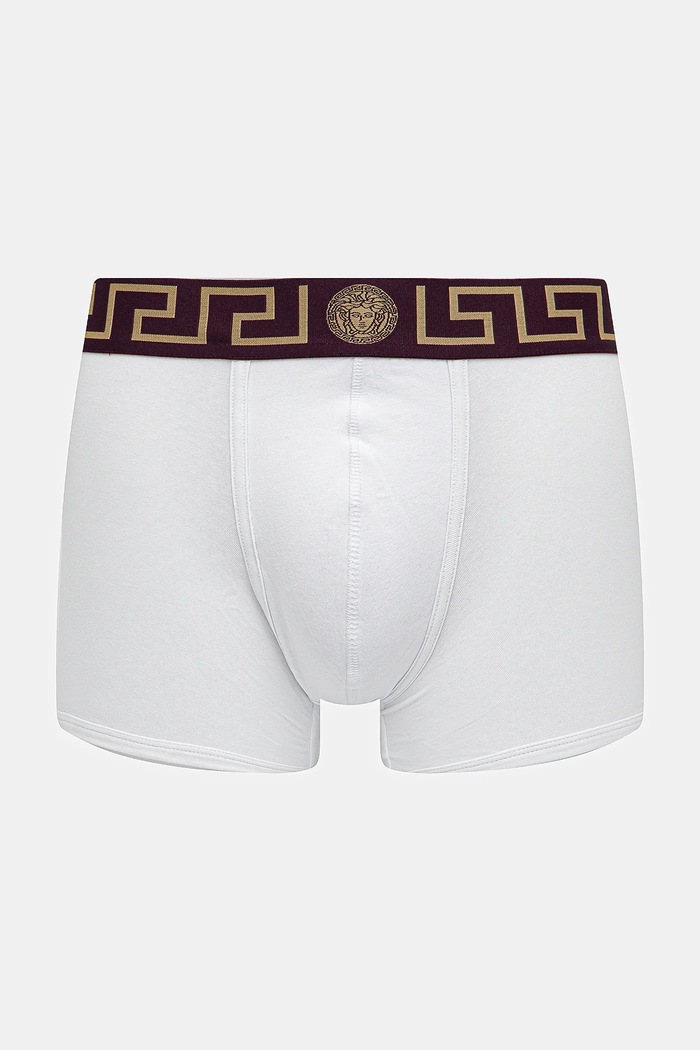 Боксерки Versace трикотаж бял AU10028.1A10011