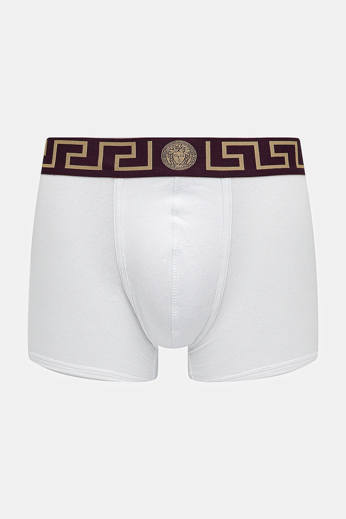 Боксерки Versace трикотаж бял AU10028.1A10011