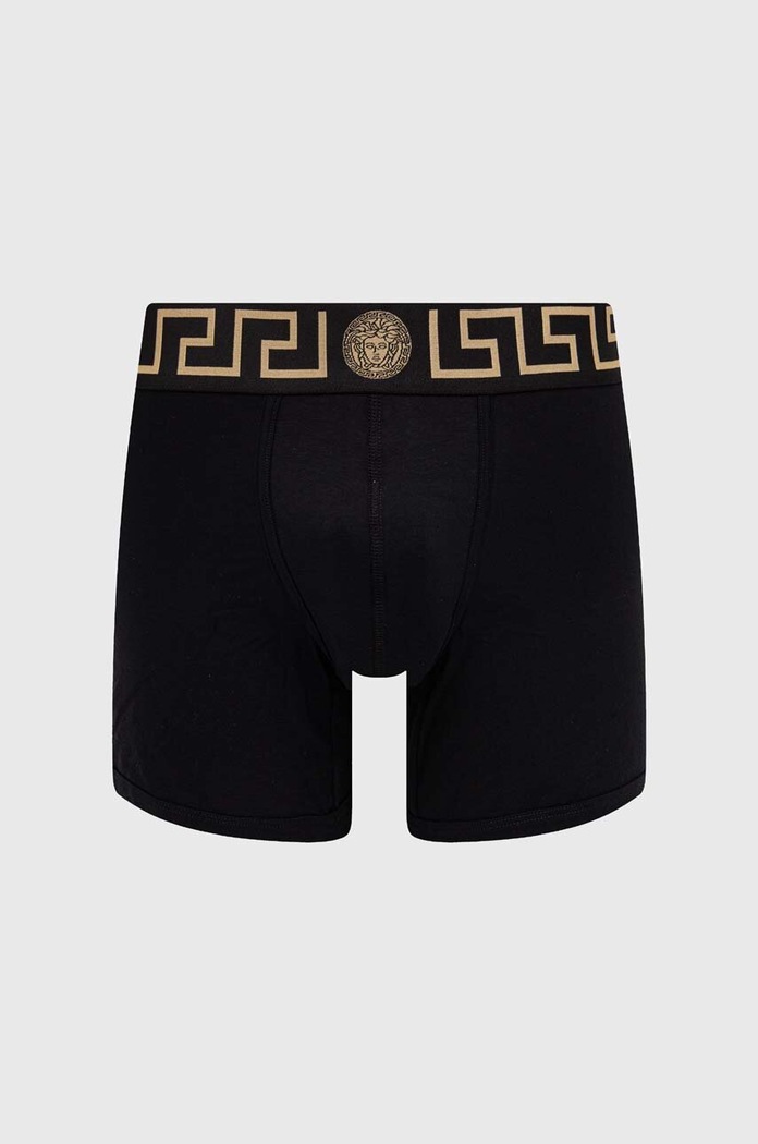 Bokserice Versace pletivo crna AU10028.1A10011