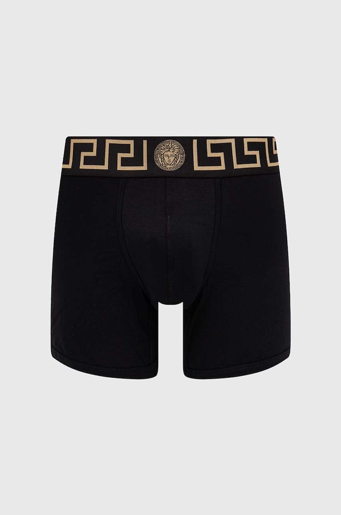 Bokserice Versace pletivo crna AU10028.1A10011