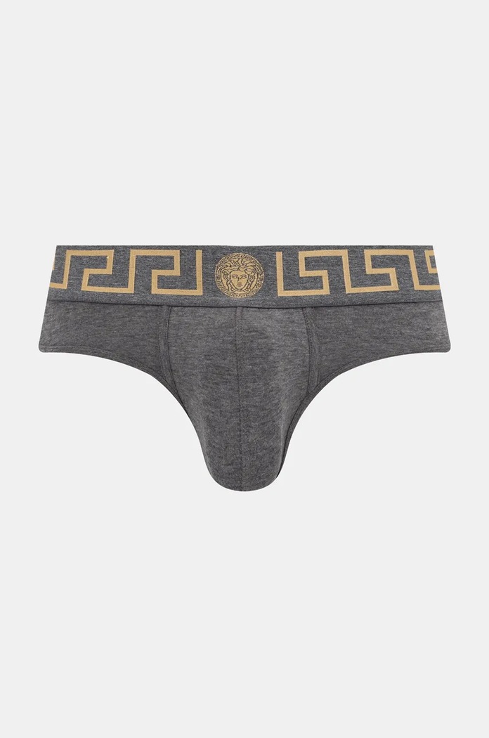 Odzież Versace slipy 2-pack AU10180.1A10011 czarny