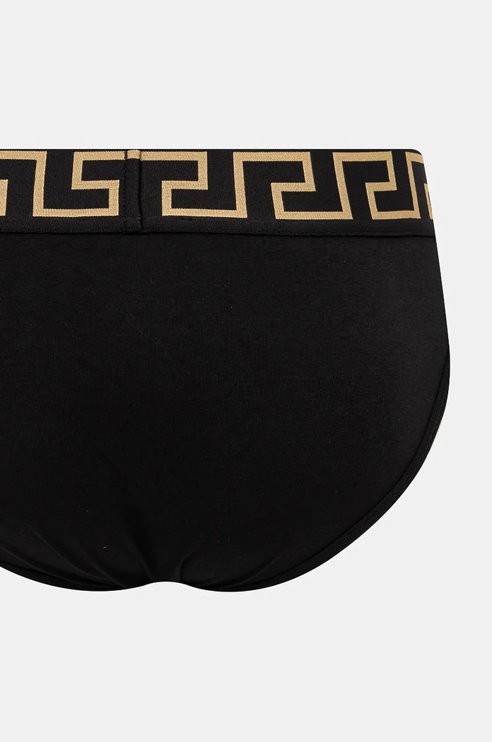 Versace slipy 2-pack czarny AU10180.1A10011