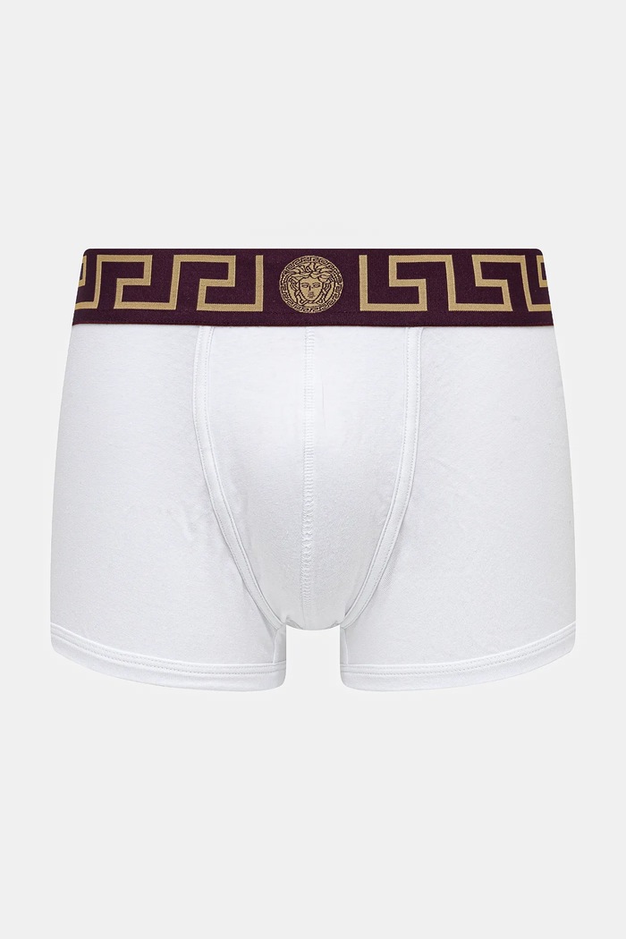 Boxerky Versace pletenina bílá AU10026.1A10011
