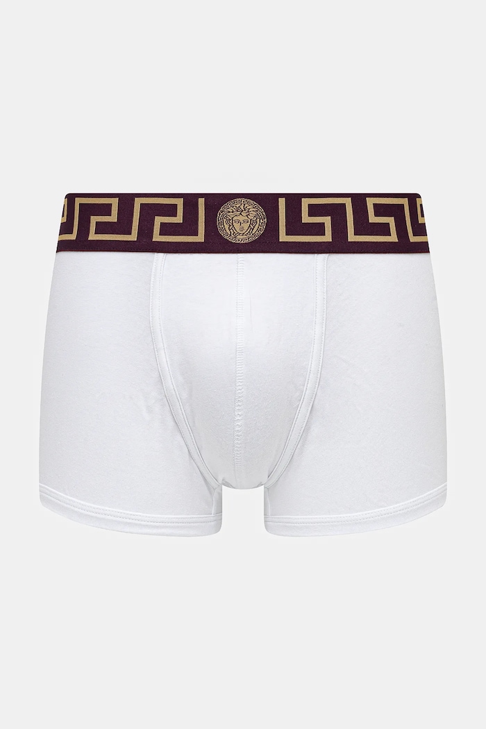 Boxerky Versace pletenina bílá AU10026.1A10011