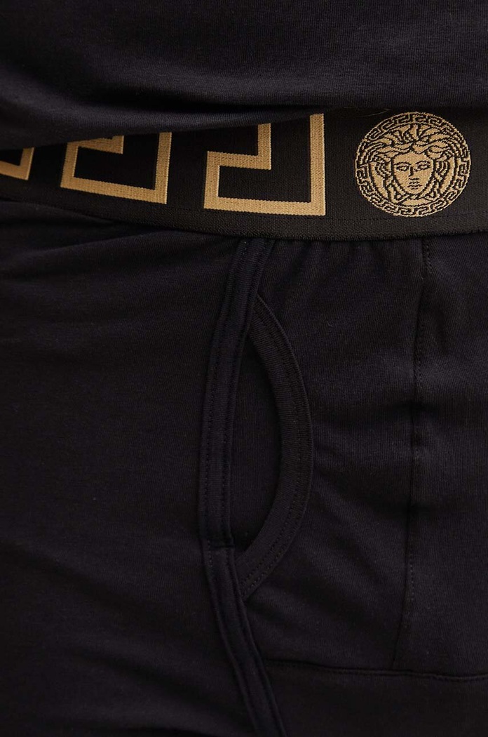 Versace legginsy funkcyjne czarny AU100023.1A10011