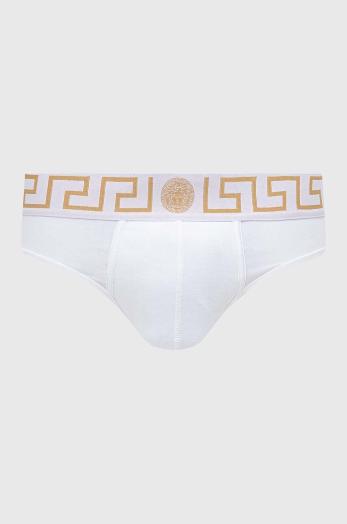 Versace slipy dzianina biały AU10027.1A10011