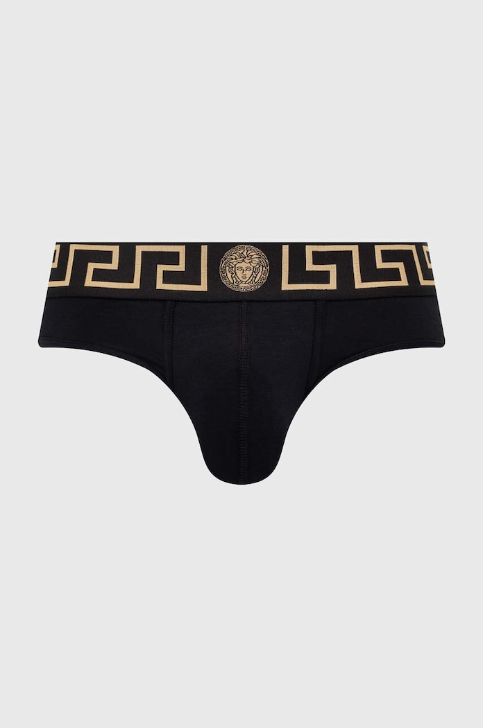 Moške spodnjice Versace Pletenina črna AU10027.1A10011