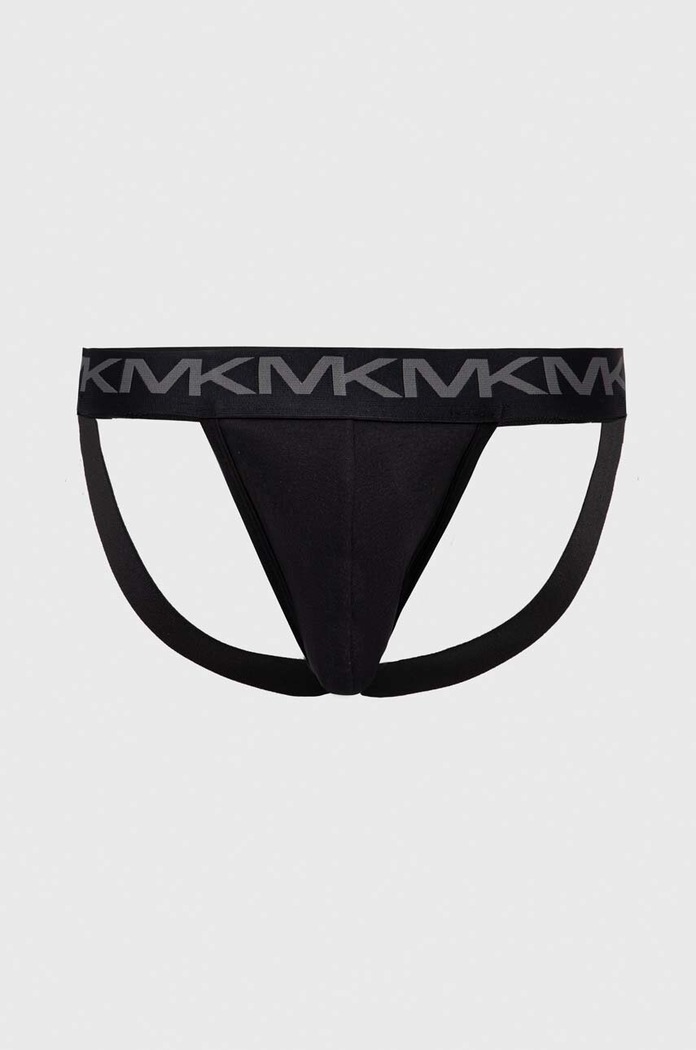 Εσώρουχο jockstrap Michael Kors 3-pack 6BR1J10033 μαύρο AA00