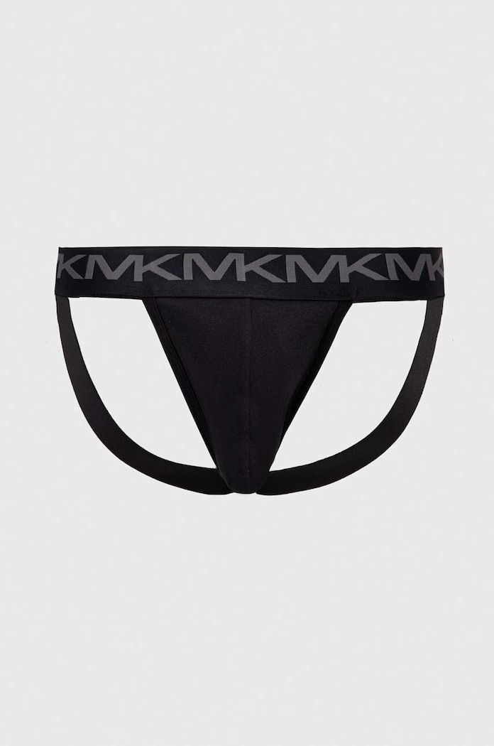Εσώρουχο jockstrap Michael Kors 3-pack 6BR1J10033 μαύρο AA00