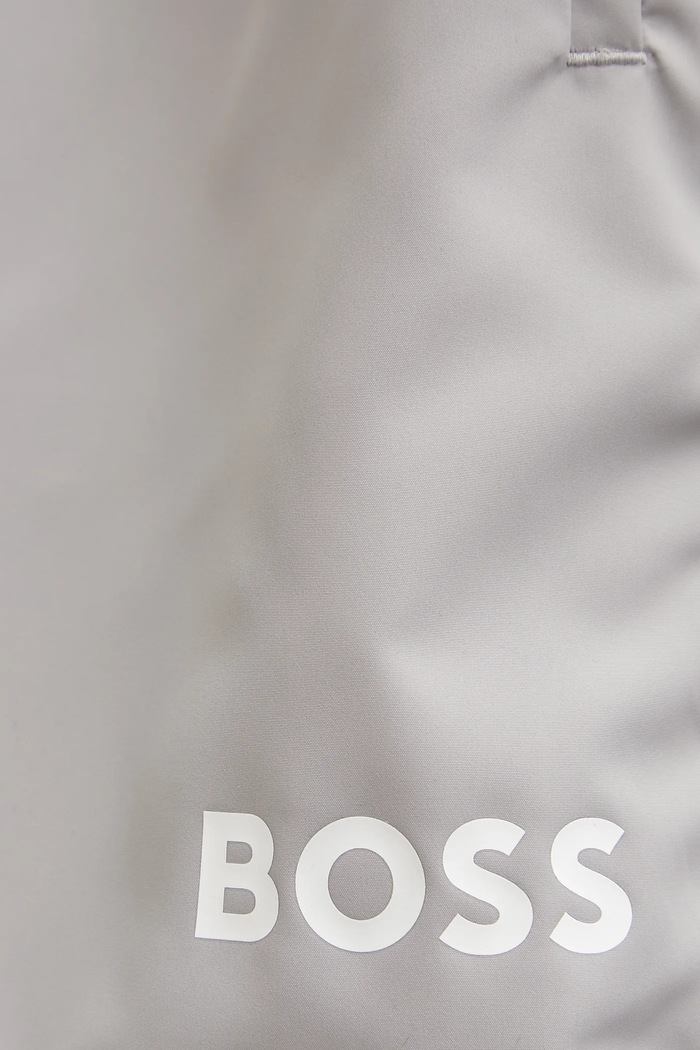 BOSS koupací šortky pánské Starfish šedá 50514429