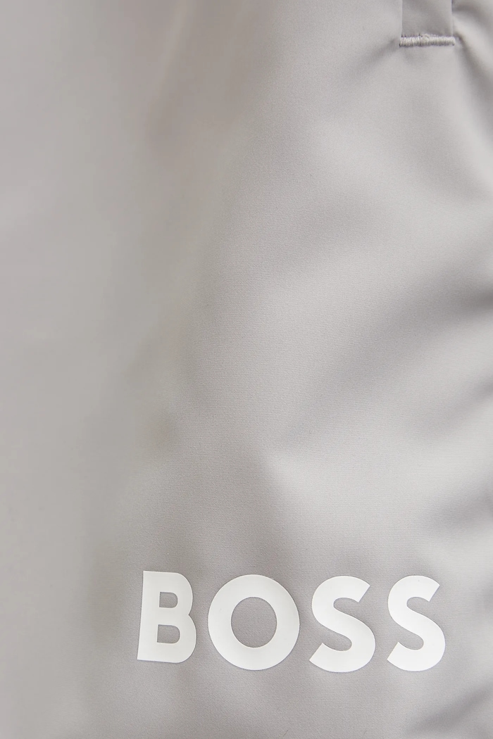 BOSS koupací šortky pánské Starfish šedá 50514429