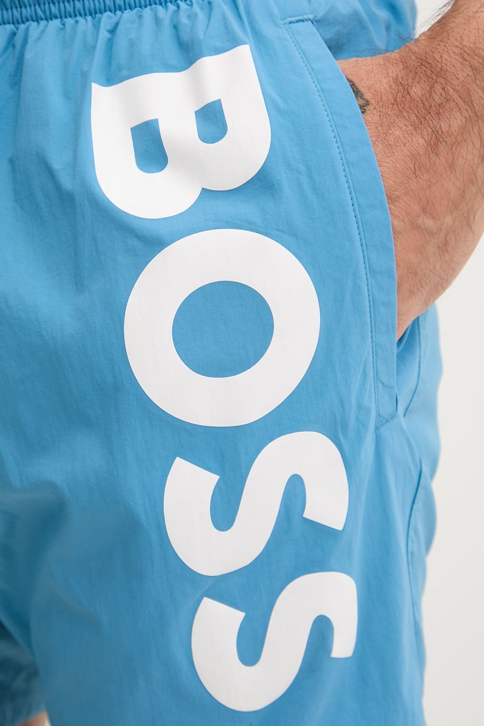 BOSS kopalne kratke hlače moške Octopus 50514502 modra