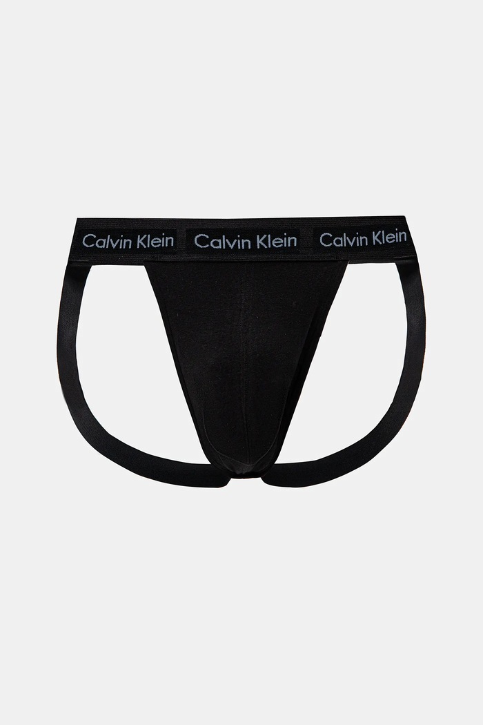 Jockstrapy Calvin Klein Underwear 3-pack 000NB3363A černá AA00