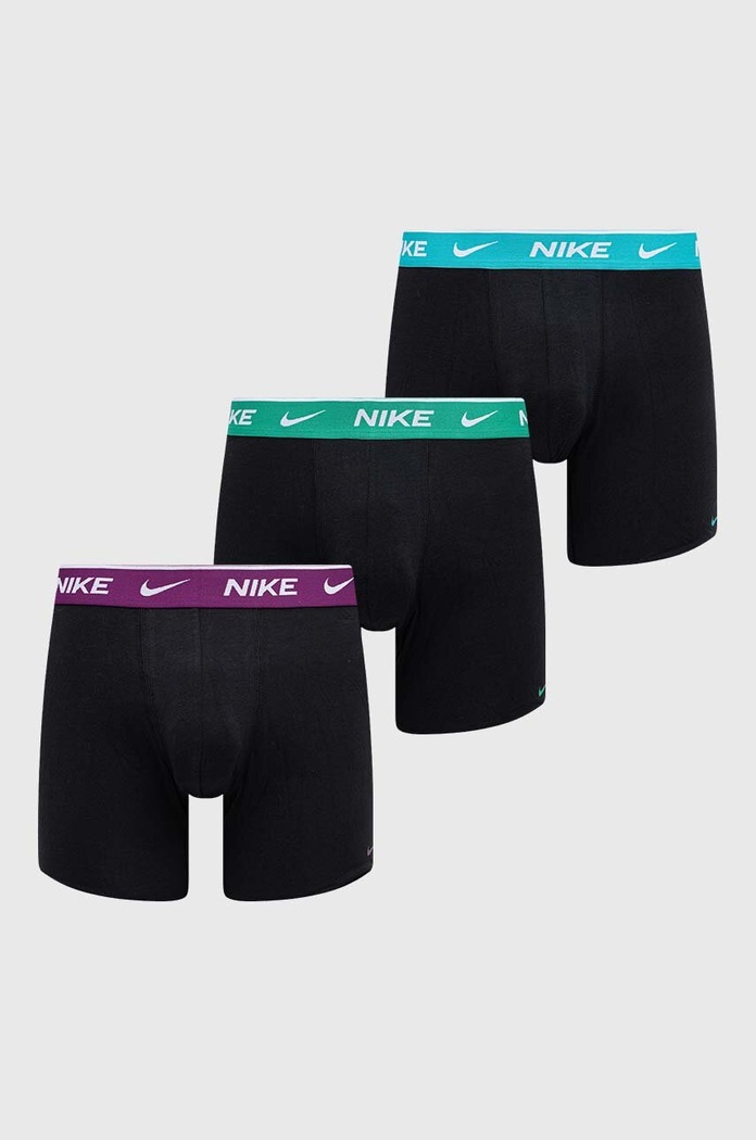 Μποξεράκια Nike 3-pack εφαρμοστό σορτς μπόξερ μαύρο KE1007.