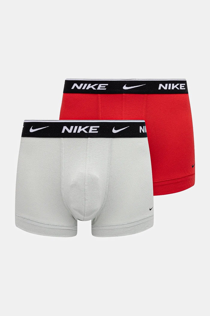 Boxerky Nike 2-pack bavlna červená 0000KE1085