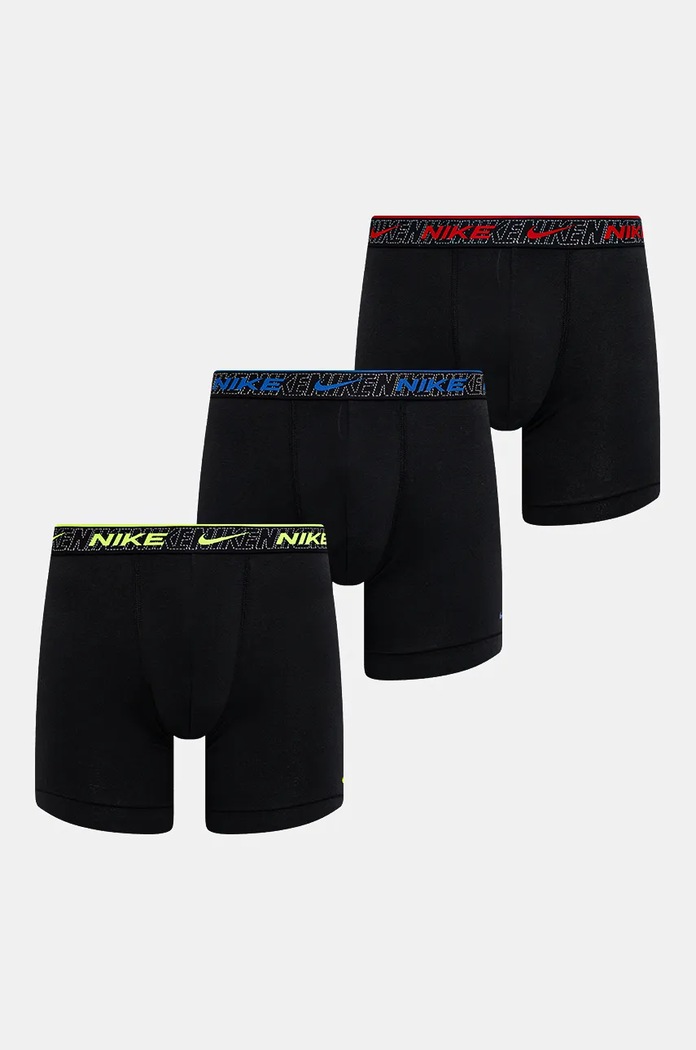 Bokserice Nike 3-pack print crna 0000KE1007