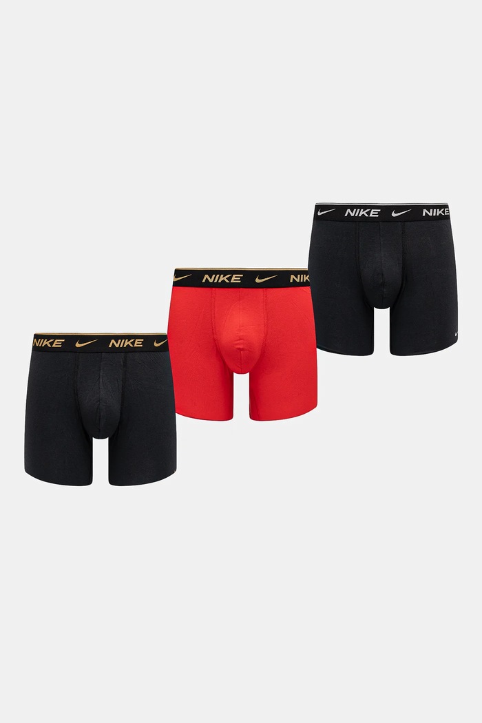 Bokserice Nike 3-pack print crna 0000KE1007