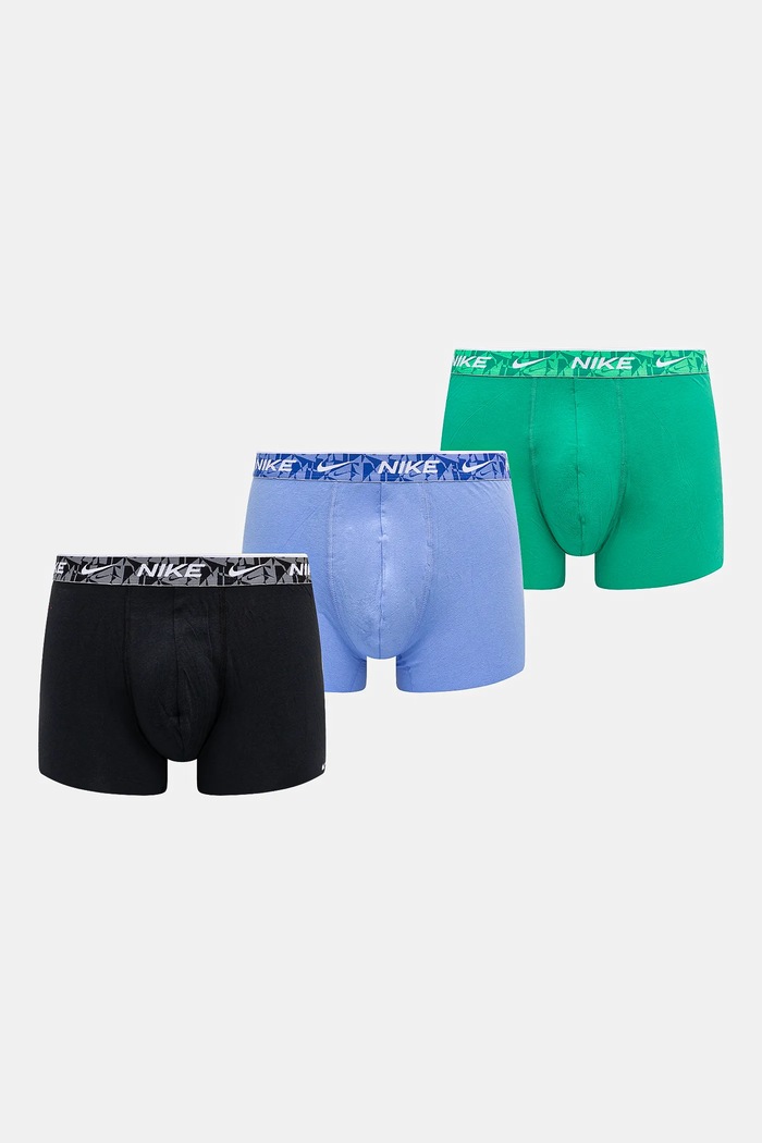 Bokserice Nike 3-pack print crna 0000KE1007
