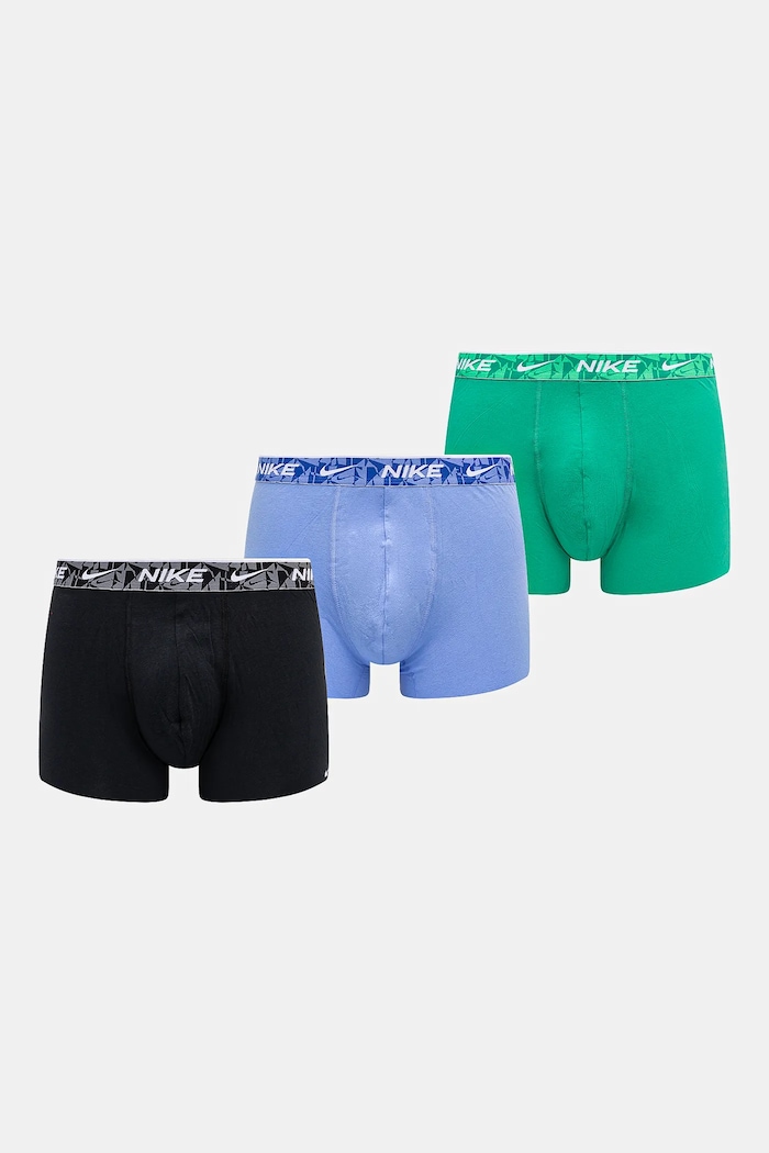 Bokserice Nike 3-pack print crna 0000KE1007