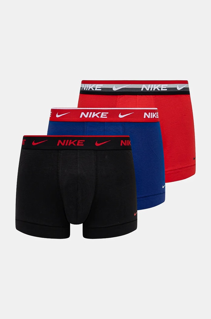 Bokserice Nike 3-pack pletivo crvena 0000KE1008.