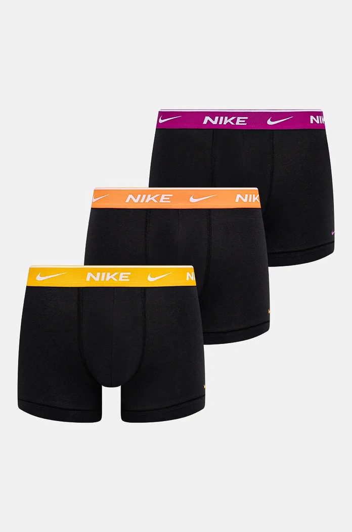 Nike boxeri 3-pack cu modele negru 0000KE1008.