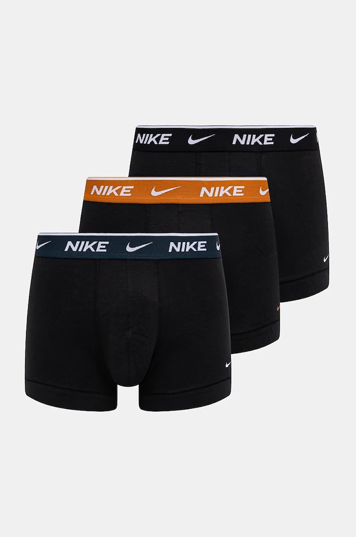 Boxerky Nike 3-pak potlač čierna 0000KE1008.
