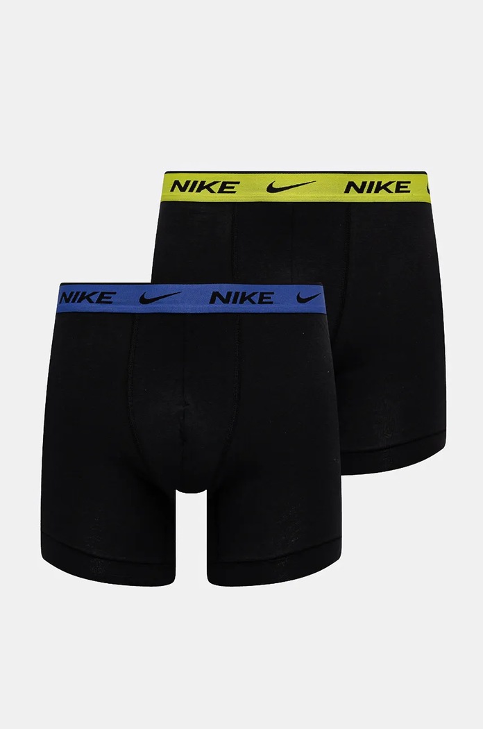 Bokserice Nike 2-pack pletivo crna 0000KE1086