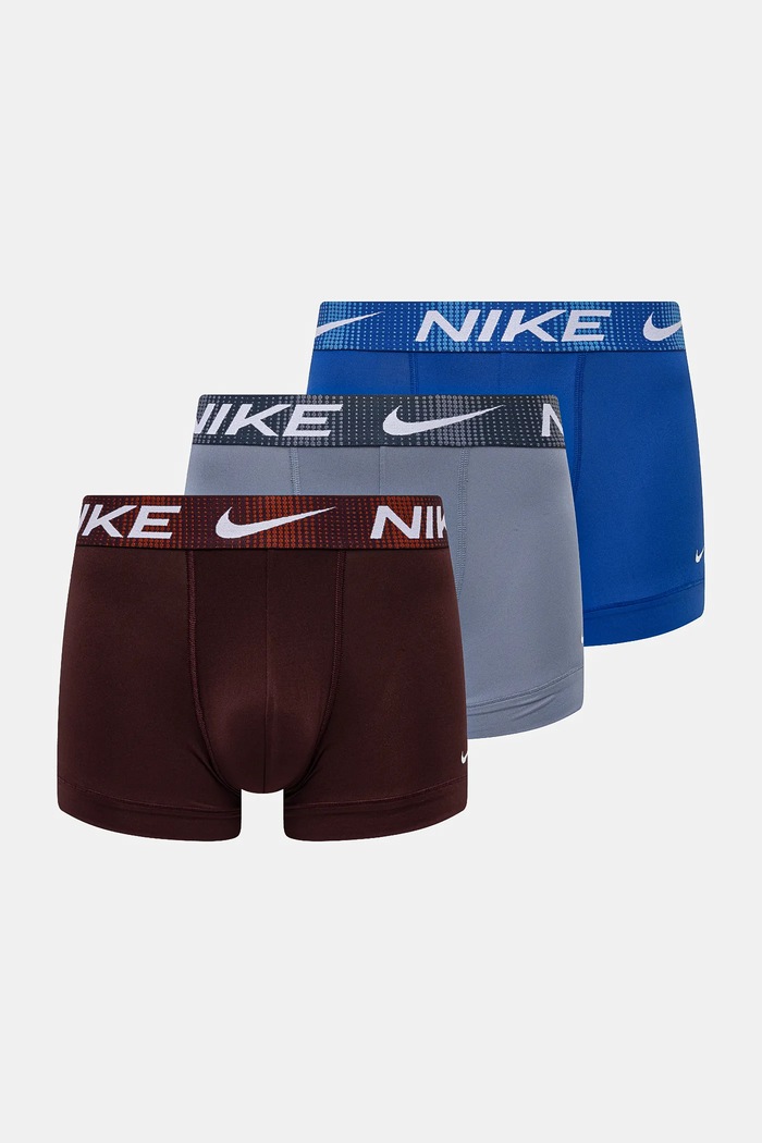 Μποξεράκια Nike 3-pack εφαρμοστό σορτς μπόξερ μπλε 0000KE1156.